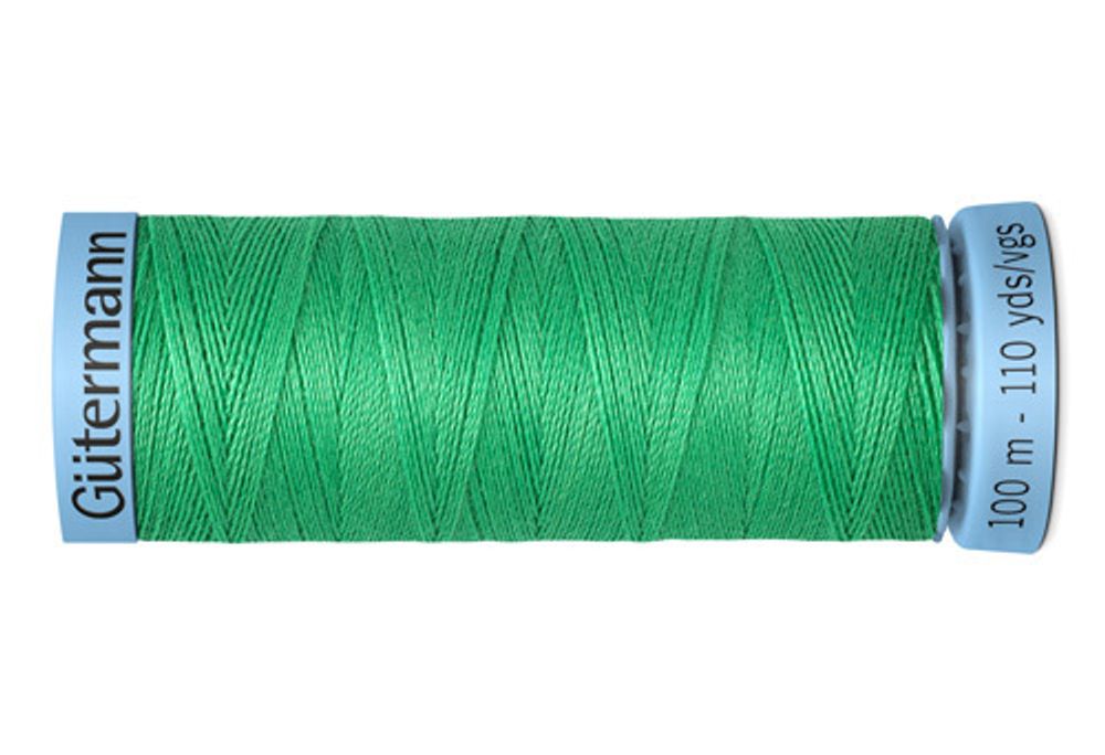 Нитки шелковые Gutermann Silk S303, 100м, 401 горный луг, 5 катушек