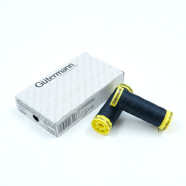 Нитки для трикотажа Gutermann Maraflex, 150м, 339 т.чернильно-синий, 5 катушек