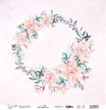 Бумага для скрапбукинга Пуансеттия, 190 г/м², 30.5х30.5 см, 10 шт, 1, Mr.Painter PSR 2505