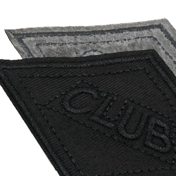 Термоаппликация ромб 95х60мм (Black (черный)), 2 шт, LA553