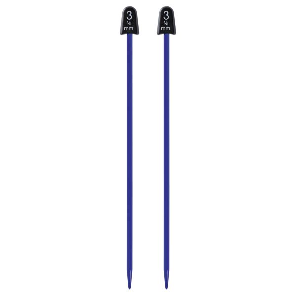 Спицы прямые ⌀3.5 мм, 17 см, 2 шт, синие, Prym 218401