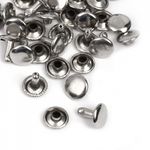 Хольнитены двухсторонние сталь 9х9 мм, №33, TBY.5209 цв. никель уп. 1000 шт, TBY