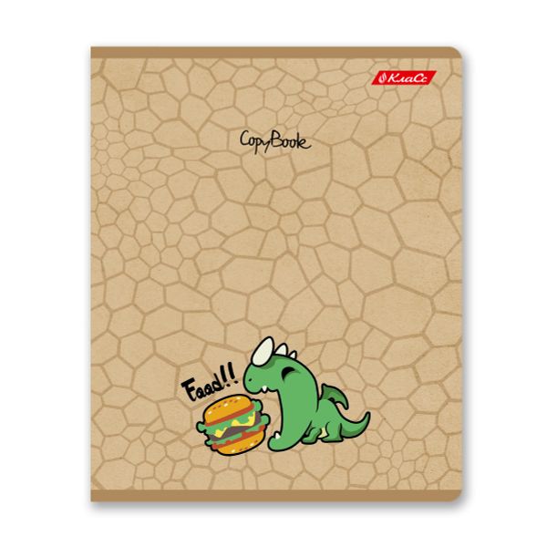 Тетрадь ученическая общая, A5+ 48 л. на скобе 65 г/м², белизна 100%, 10 шт, линия в термоусадочной пленке, 000762 Подраконим!, Светоч 48ТЕТл-001