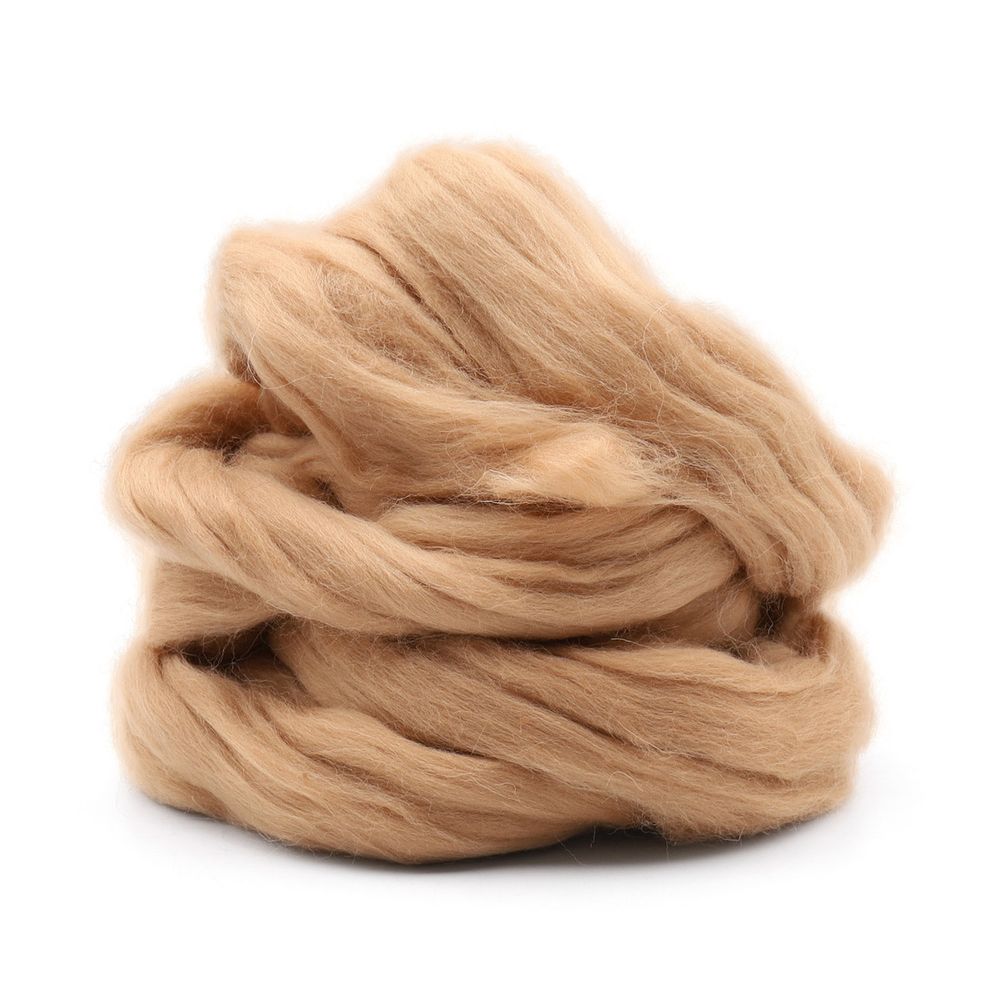 Шерсть для валяния полутонкая 100%, 100 гр. (270 мокрый песок)