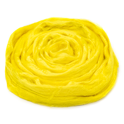 Шерсть для валяния вискоза Троицкая, 1х50 г (19-20 мкр), 27 лимон