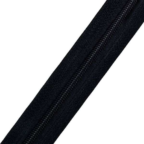 Молния рулонная спираль (витая) Т3 (3 мм) / 200 метров, черный №310, Blitz