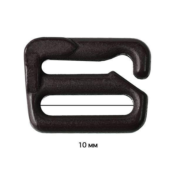 Крючки для бюстгальтера металл 8.9 мм, 111 шоколадно-коричневый, Arta, 50 шт