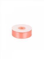 Лента атласная 1-сторонняя 25.0 мм / 22.5±1 метра, 3068 персиковый, Magic4Hobby