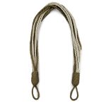 Подхваты шторные Каскад (L73см/ ширина 2см) (1 т.бежевый/молочный) К-16