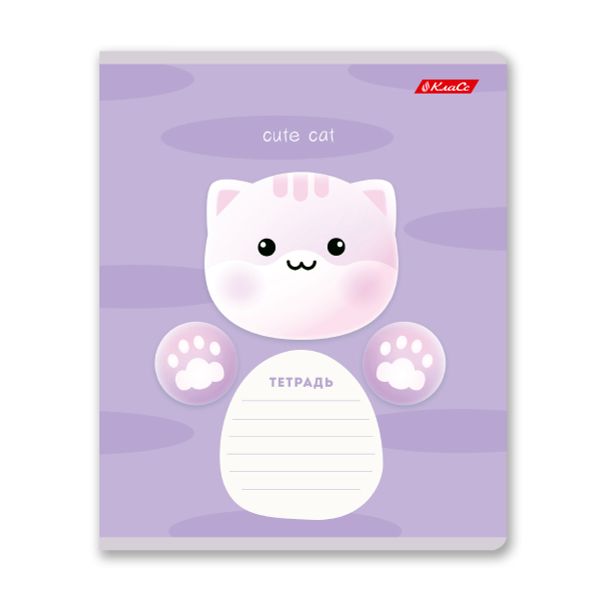 Тетрадь ученическая школьная A5+ 12 л. на скобе 65 г/м², белизна 100%, 25 шт, клетка, 000697 Глазастики, Светоч 12ТЕТк-001