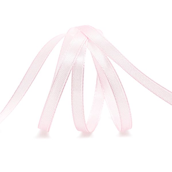Лента атласная 1-сторонняя 6.0 мм / 22.86±1 метров, 008 бледно-розовый, Globus
