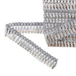 Бахрома отделочная 20.0 мм / 25 метров, серебро, Gamma 1123