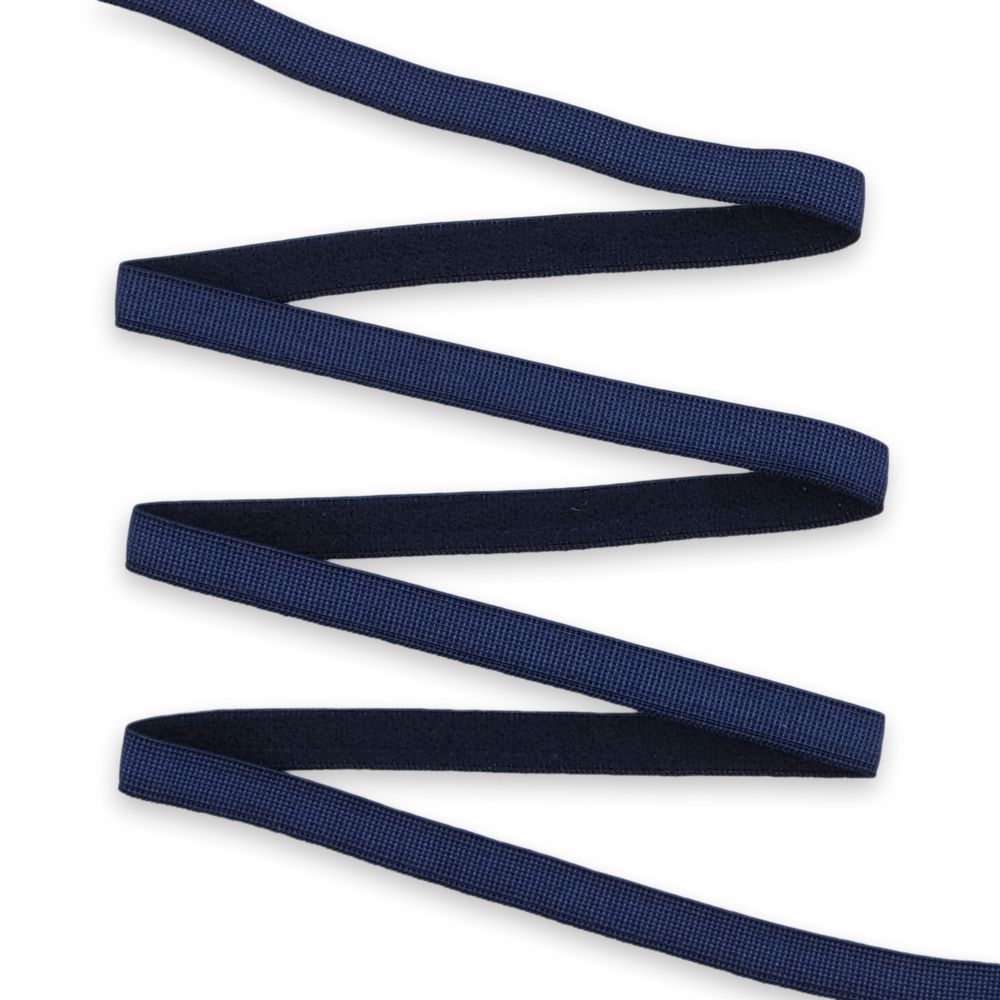 Резинка бельевая (бретелечная) матовая 8.0 мм / 50 метров, т.синий, (МL195.008)