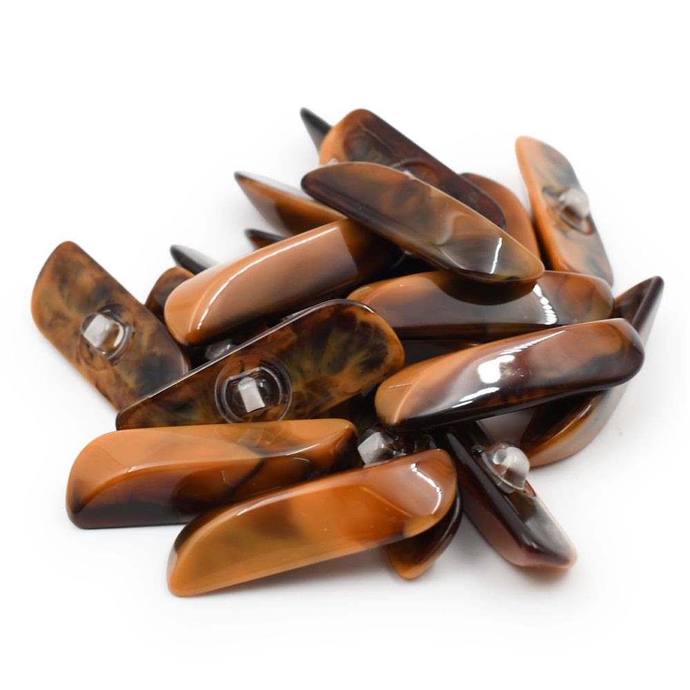 Пуговицы (3.01-582-44) (янтарь мраморный), 20 шт, Б23