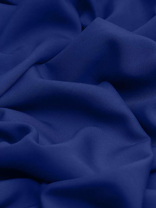 Штапель 110 г/м², 145 см / 2 метра, TBY-Vi-30-43.2, цв.43 яр.синий
