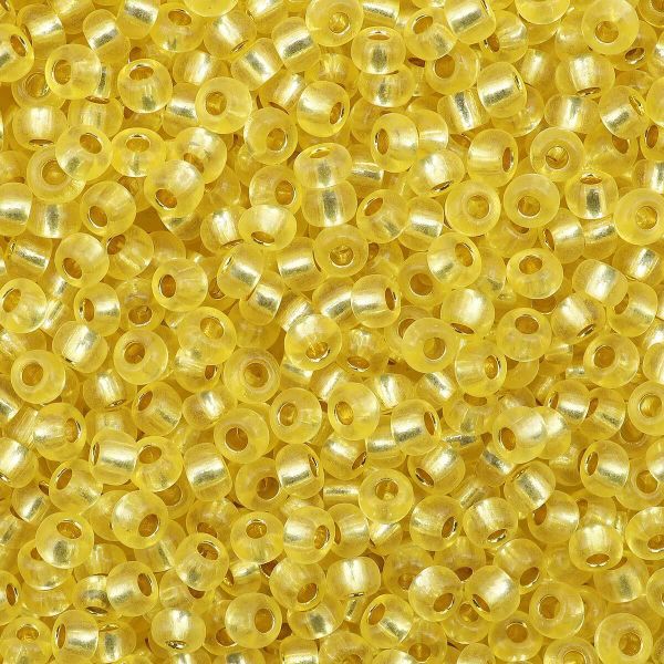 Бисер Preciosa прозрачный с серебр.центром 10/0, круг.отв, 50 г, (18286)