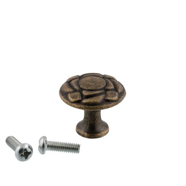 Ручка для шкатулок 2.5х2.5 см, 1 шт, 01 бронза, Промысел WF-015