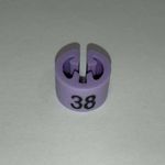 Размерник на вешалку (38 сиреневый), 50 шт