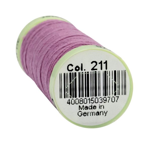Нитки отделочные Gutermann Top Stitch, 30м, 211 нежно сиренево-розовый, 5 катушек