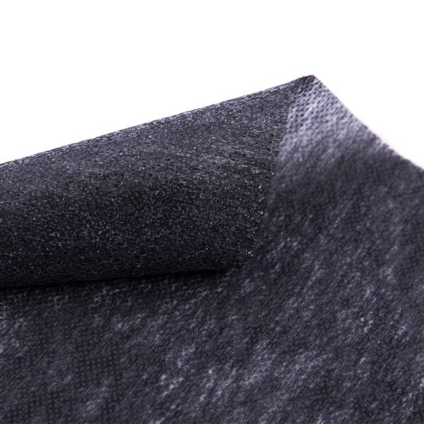 Флизелин клеевой сплошной 50 г/м², 100 см / рул. 100 метров, черный, B, Gamma G-540c