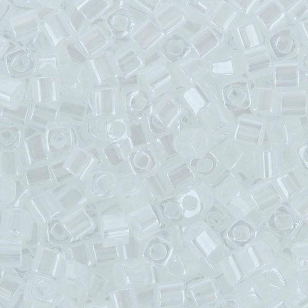 Бисер Toho Cube 2 (1.5 мм), 25 г (5х5 г), 0141 белый/Перламутровый