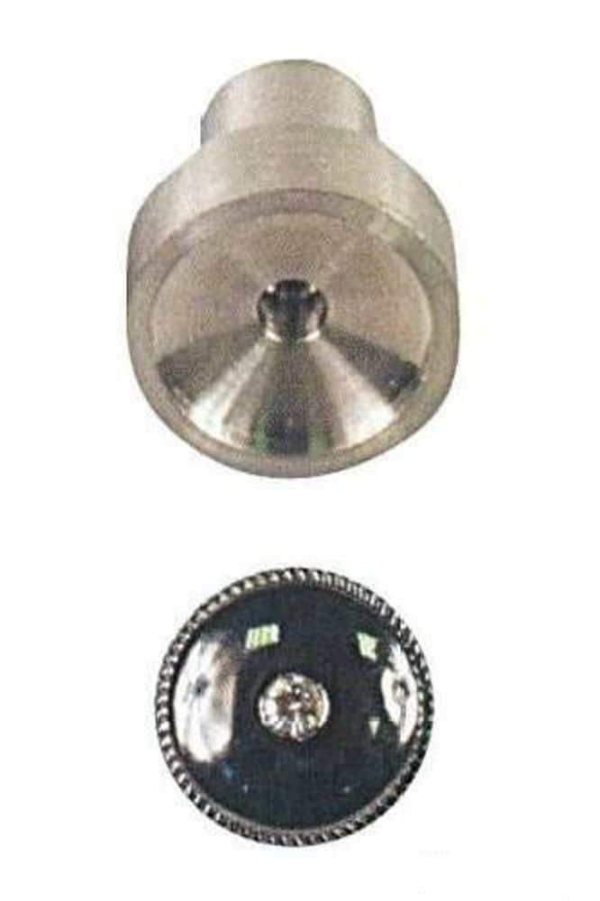 Насадка-пуансон установки для кнопок Страз ⌀17 мм, металл ГР, 859038 Protos