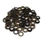 Люверсы металл ⌀11.0 мм (внутр.), латунь, 50 шт, BIG