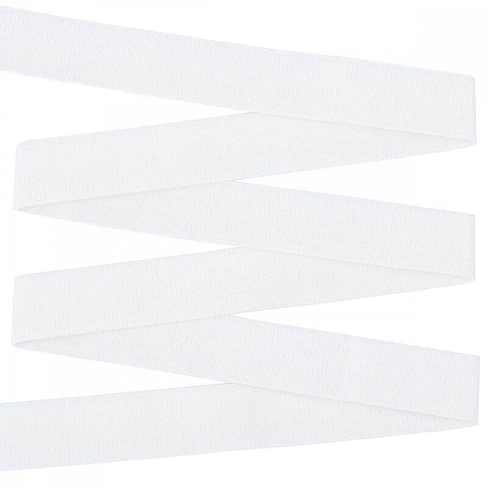 Резинка бельевая (бретелечная) 25.0 мм / 500 метров, RBB05 белый F101