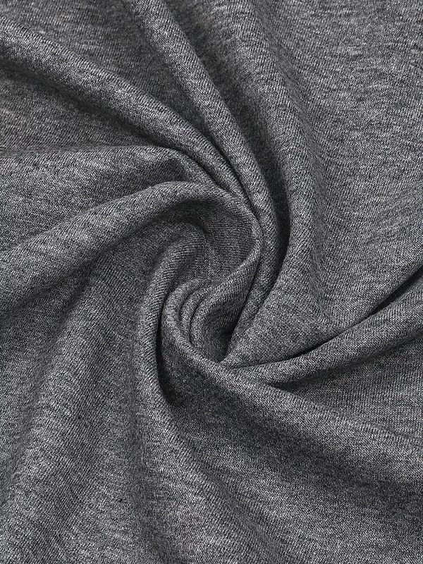 Футер 2-нитка петля поликоттон стрейч 220 г/м², 160 см / 3 метра, ФУТ2Х.TBY.ХЛ-ПЭ.СВ.СЕР.МЕЛ.3, цв.св.серый меланж