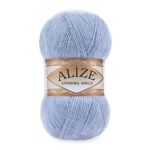 Пряжа Alize (Ализе) Angora Gold / уп.5 мот. по 100 г, 550м, 040 голубой A