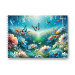 Альбом для рисования выбор.лак. 100 г/м², A4 29.5х21 см, 5 шт на гребне 40 л, 01618 МИКС Движение - жизнь, Светоч А232