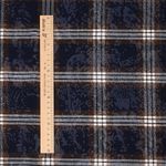 Фланель рубашечная вареная 150 г/м², 150 см / 2 метра, TBY.Fl.C751 синий