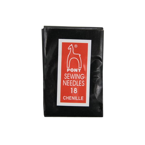 Иглы ручные для синели, глади №18,25 шт, Pony