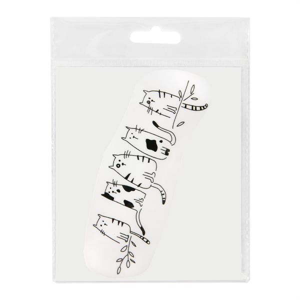 Термотрансфер M №02, 1 шт, M-223 коты 20х7 см, Gamma 