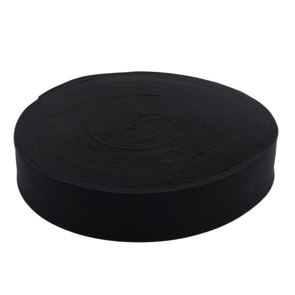 Резинка поясная 40.0 мм / 25 метров, черный