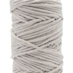 Шнур круглый х/б ⌀4.0 мм / 100 метров, (бобина) цвет суровый