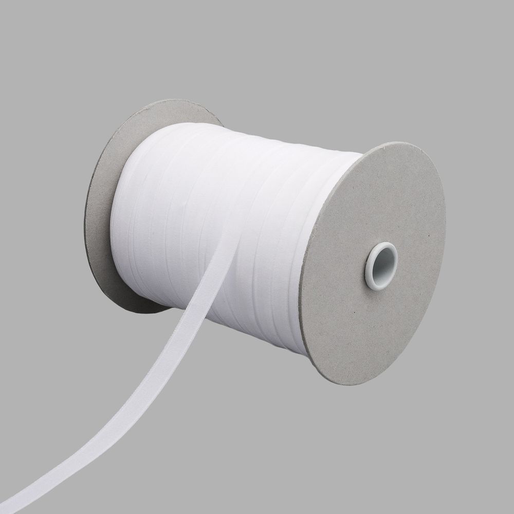 Резинка бельевая (отделочная) 10.0 мм / 250 метров, белый, 908/10