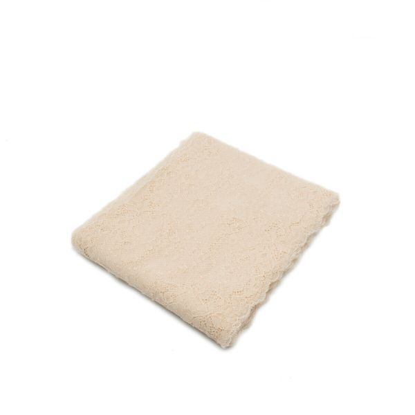 Кружево бельевое эластичное 210 мм / 10 м, 7734972 бежевый