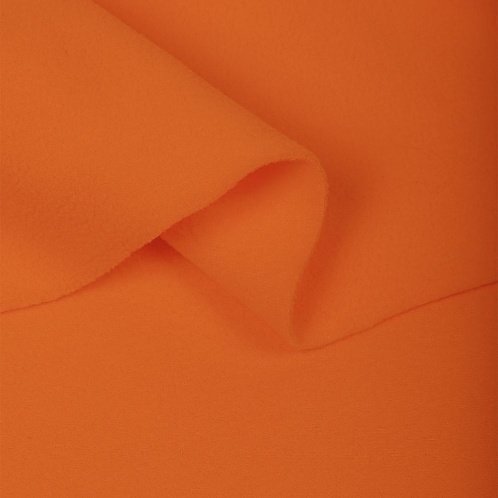 Флис 2-сторонний 190 г/м², 150 см / 10 метров, N-TBY-0059-157, цв.F157 оранжевый
