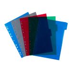 Разделитель листов пластиковый A4, 5 шт, EC270030200 волокно, ассорти, Expert Complete EC270030200