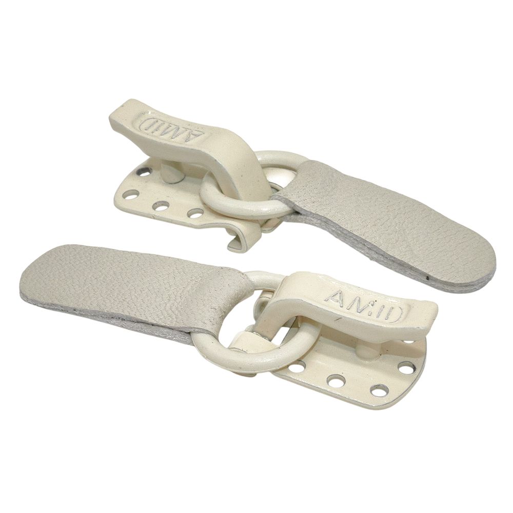 Крючок шубный Amii 50 мм, RAL 1013, 50 шт, кремовый