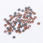 Стразы клеевые стекло 2.4 мм, 360 шт, SS08 №17 св.коричневый (Smoked Topaz), Zlatka ZRTG-0872