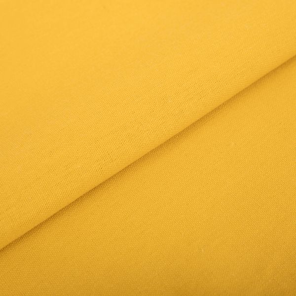 Льняная ткань 210±5 г/м², 150х140 см, №107 желтый, Gamma 5147N