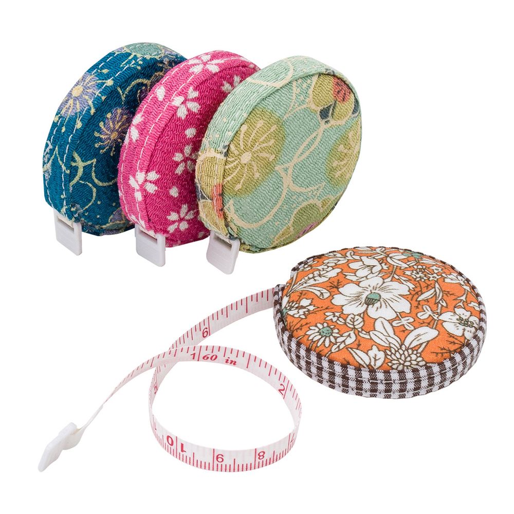 Сантиметровая лента-рулетка, 150 см, цв. ассорти, 1 шт