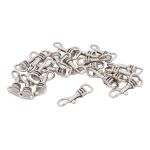 Карабин металл 10.0 мм (14х32 мм), цв.никель, 20 шт