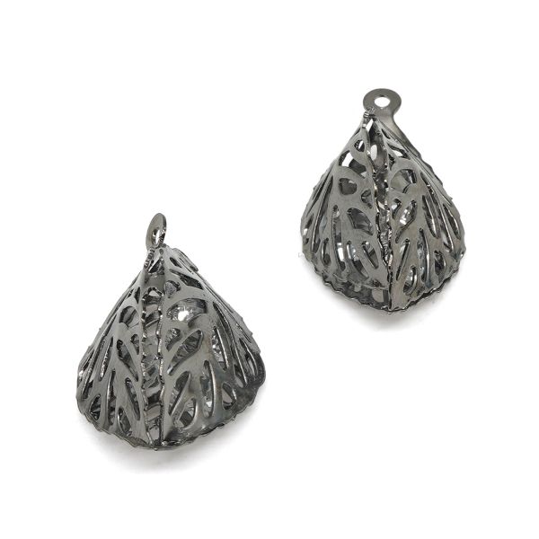 Подвеска-коробочка со стразом 