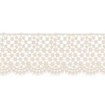 Кружево гипюр (плетёное) 65 мм / 10 м, т.синий, Gamma GGM-6501