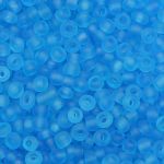 Бисер Astra&Craft 11/0 (2.1 мм), 200 г (10х20 г), цв. М3В темно-голубой/прозрачный, матовый