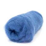 Шерсть для валяния Камтекс Кардочес п/тонкая 1х100 г (27-29 мкр), 022 джинса, 558467-33