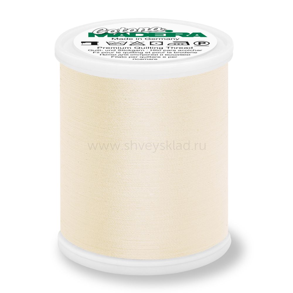 Нитки вышивальные хлопок Madeira Cotona №50, 1000 м, цв. 772, 9350, 5 катушек